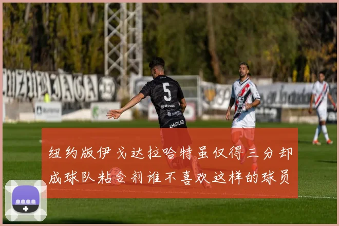 纽约版伊戈达拉哈特虽仅得三分却成球队粘合剂谁不喜欢这样的球员